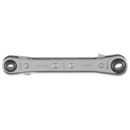 Proto Double Box Reversible Ratcheting Wrench 1/4" x 5/16" - 12 Point J1191LO